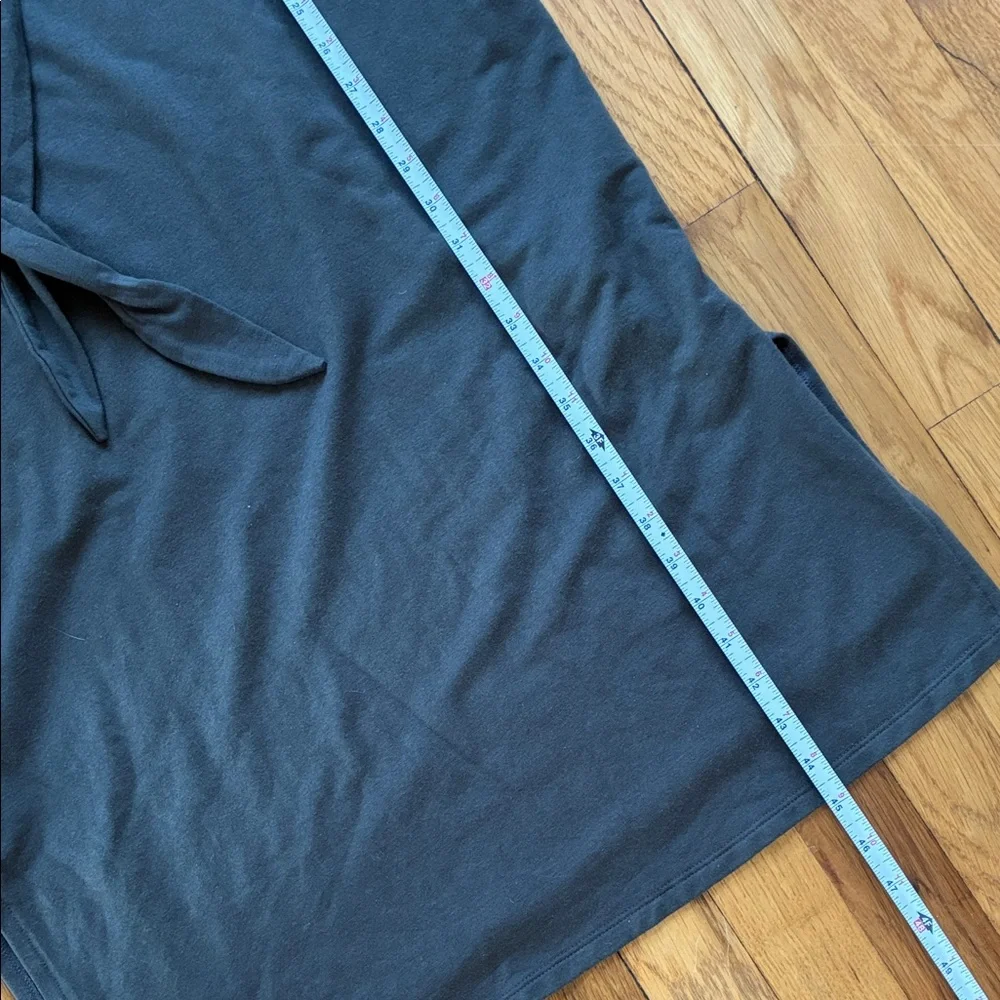 Encircled Dress Medium Bamboo Tie Waist Scoop Neck Reversible Long Sleeve Midi - Picture 7 of 13